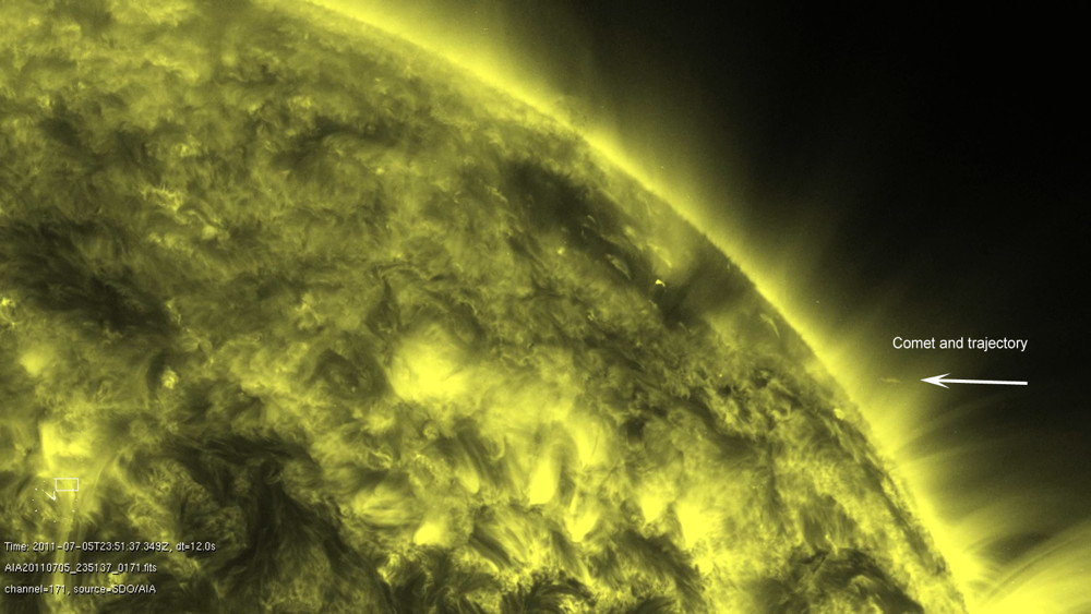 Comet's Death by Sun Photographed for First Time